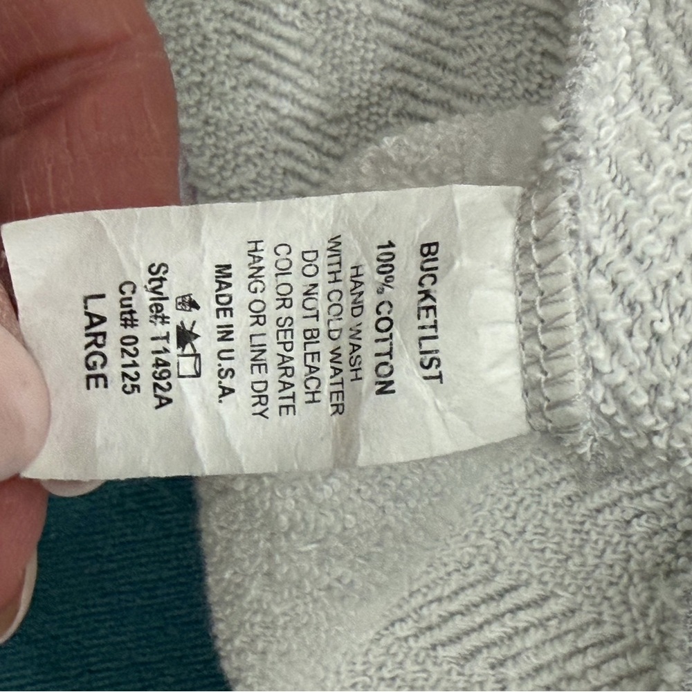 BUCKETLIST Heather Gray Cozy Sweatshirt - Picture 6 of 6